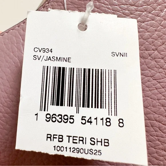 Coach Teri Refined Pebbled Leather Convertible Shoulder Bag NWT - Picture 12 of 16